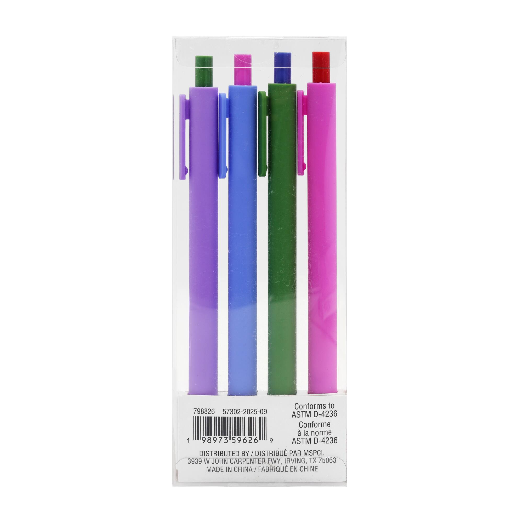Bookish Ballpoint Pens, 4ct. by Fab Finds